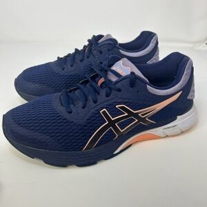 Asics GT-4000 Running Shoe Women's Size 9.5 Blue/Black/Coral 1012A145
